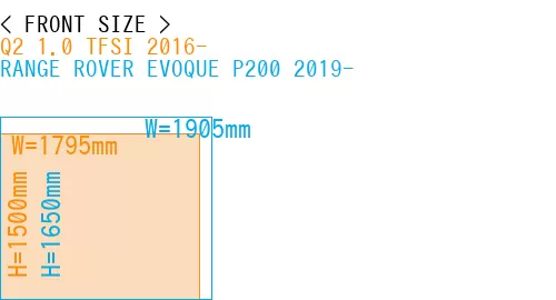 #Q2 1.0 TFSI 2016- + RANGE ROVER EVOQUE P200 2019-